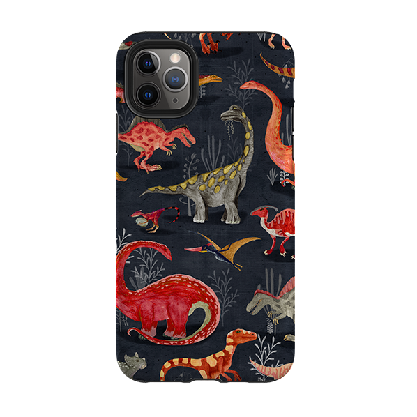 iPhone Tough Case - Parisian Dinosaurs By Katherine Quinn