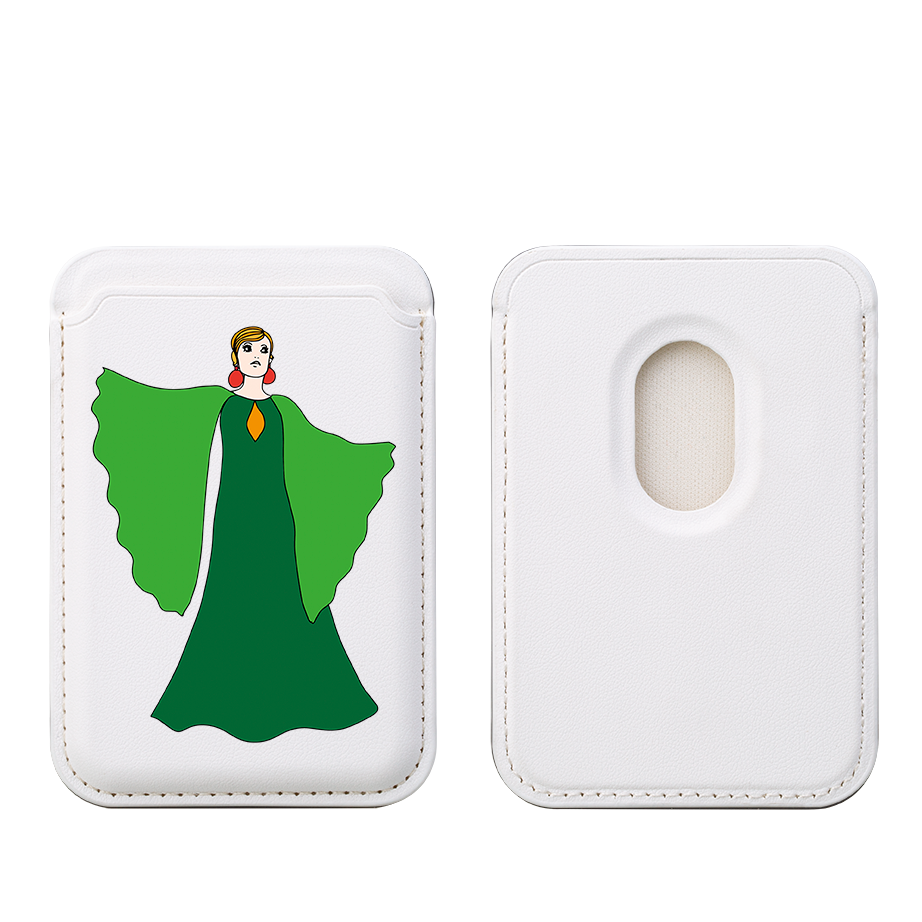 Party Time MagSafe Wallet- White