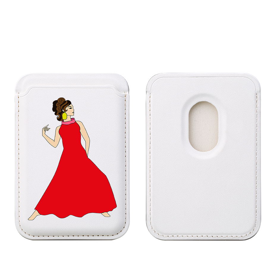 Party Time II MagSafe Wallet- White