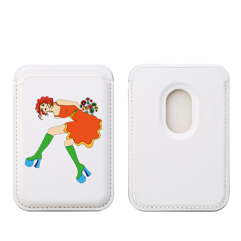 Party Time V MagSafe Wallet- White