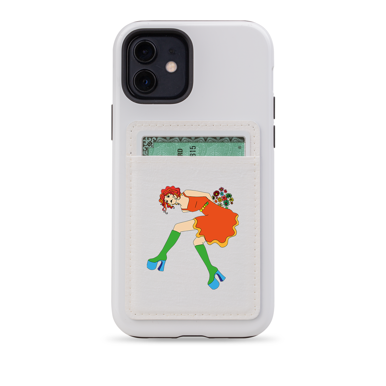 Party Time V MagSafe Wallet- White