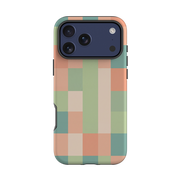 iPhone Tough Case - Pastel Gingham