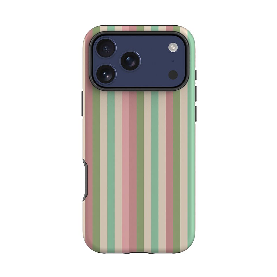 iPhone Tough Case - Pastel Stripe