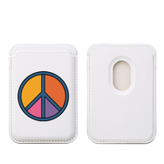 Peace III MagSafe Wallet- White