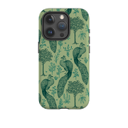 iPhone Tough Case - Peacock Pattern By Anna Stead