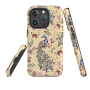 iPhone MagSafe Tough Case -  Peacock and Cherry Blossoms Lily By Helen Ahpornsiri