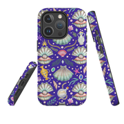 iPhone MagSafe Tough Case - Pearls Fantasy Indigo By Catherine Rowe