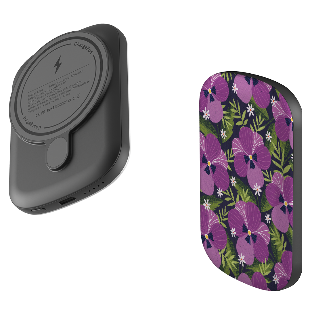 MagSafe Power Bank - Pensees I By Ali Brookes