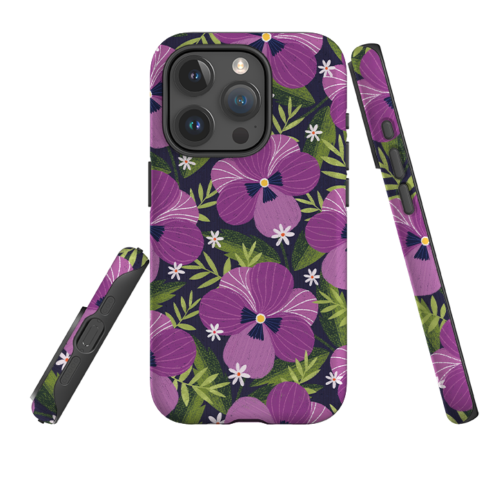 iPhone Tough Case - Pensees I By Ali Brookes