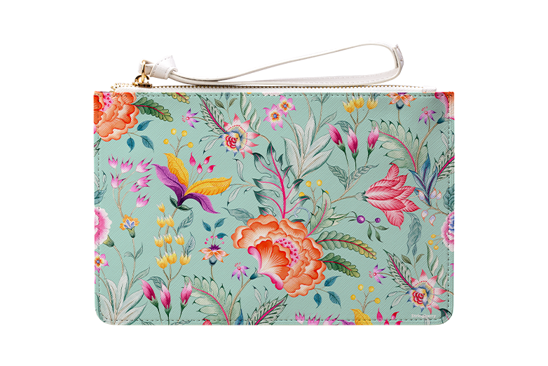Gucci clutch with flowers on sale
