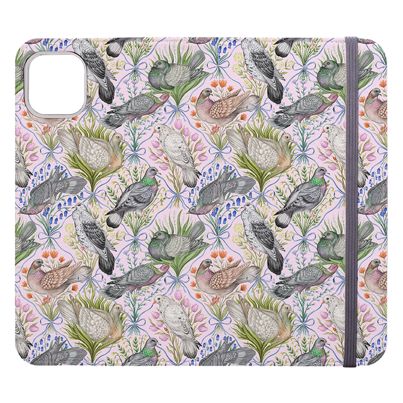Pigeon Pals Wallet Case By Catherine Rowe