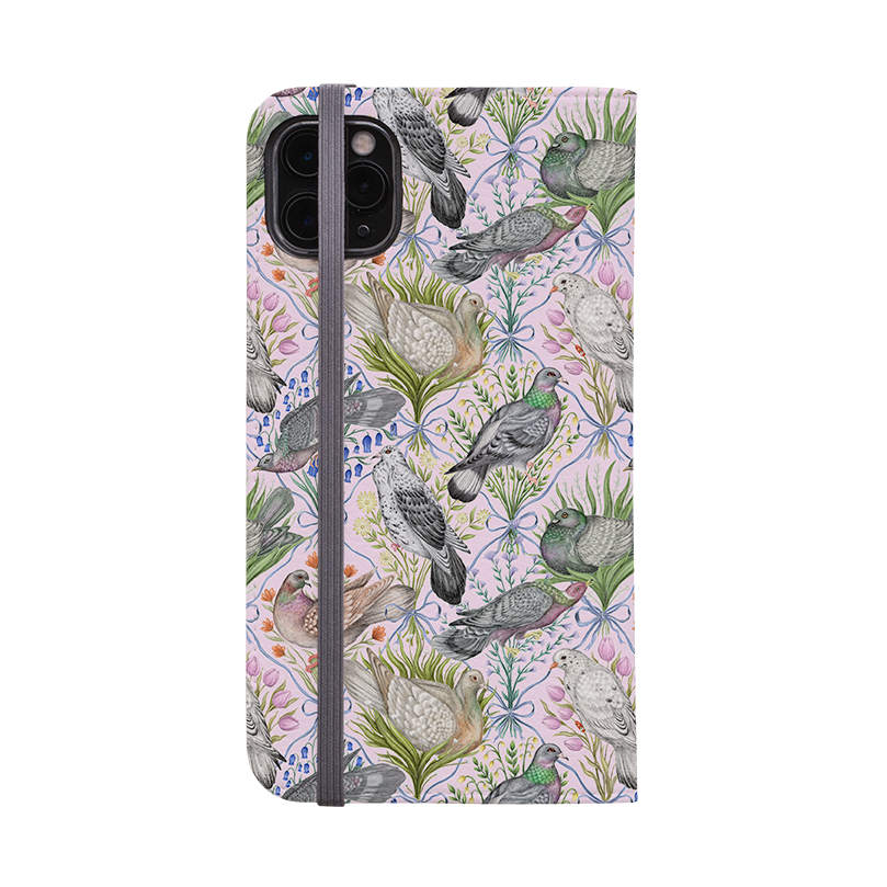 Pigeon Pals Wallet Case By Catherine Rowe