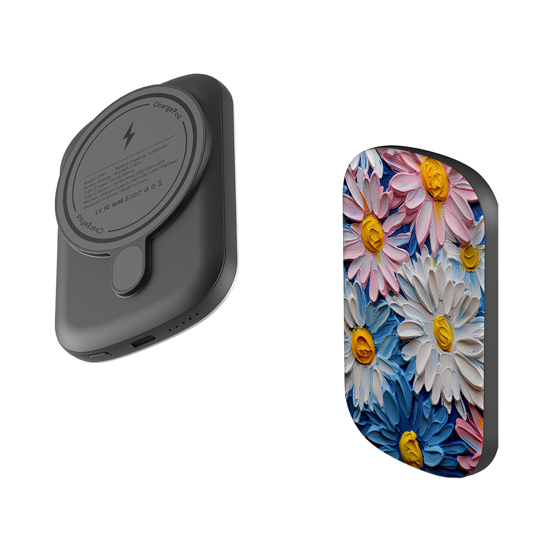 MagSafe Power Bank - Pink Daisies II