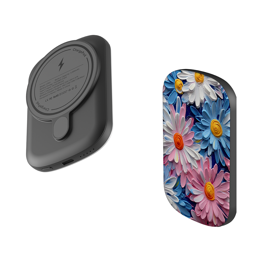 MagSafe Power Bank - Pink Daisies