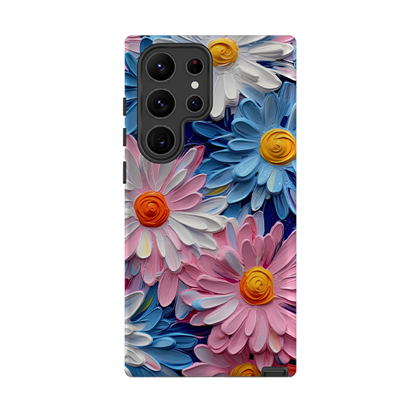 Samsung Tough Case - Pink Daisies