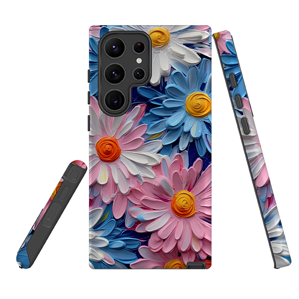 Samsung Tough Case - Pink Daisies