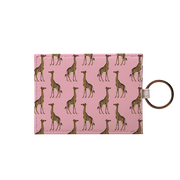 Pink Giraffe Card Holder
