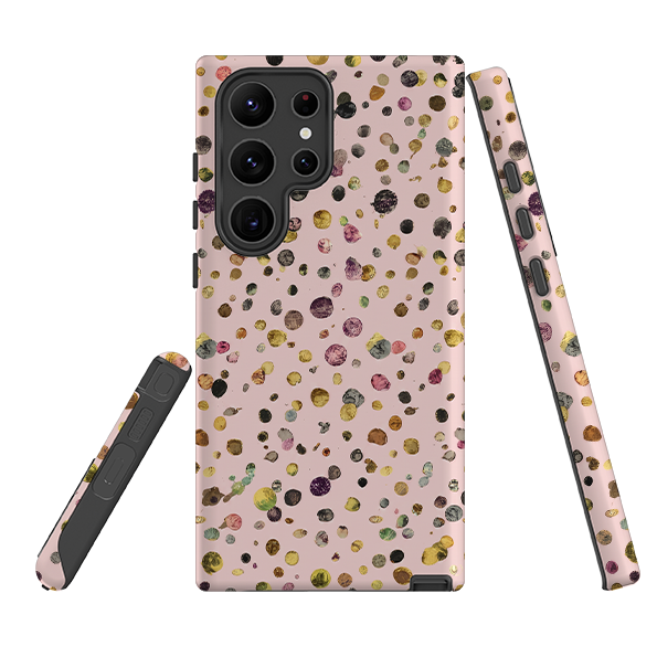 Samsung Tough  Case - Pink Polka