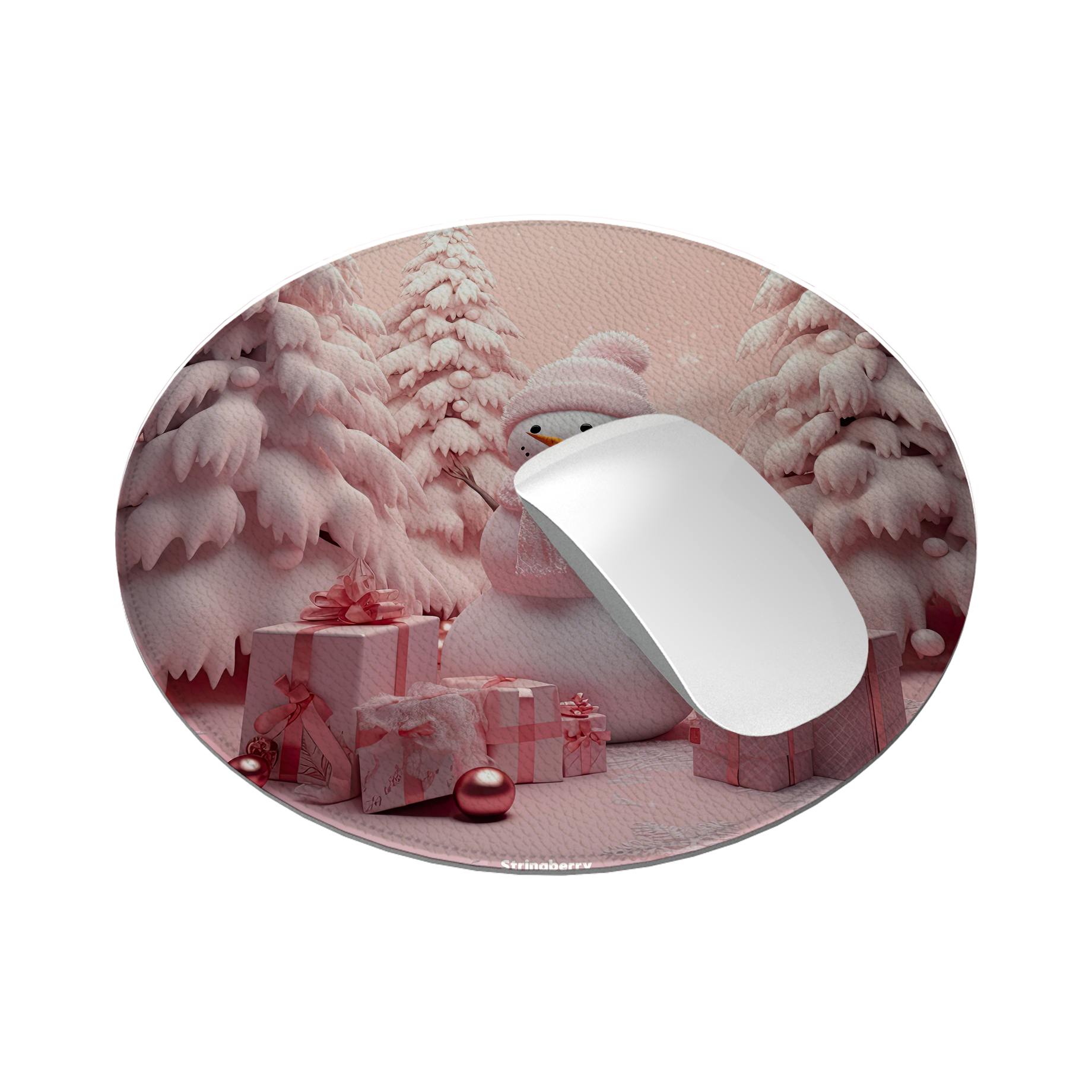 Pink Snowman