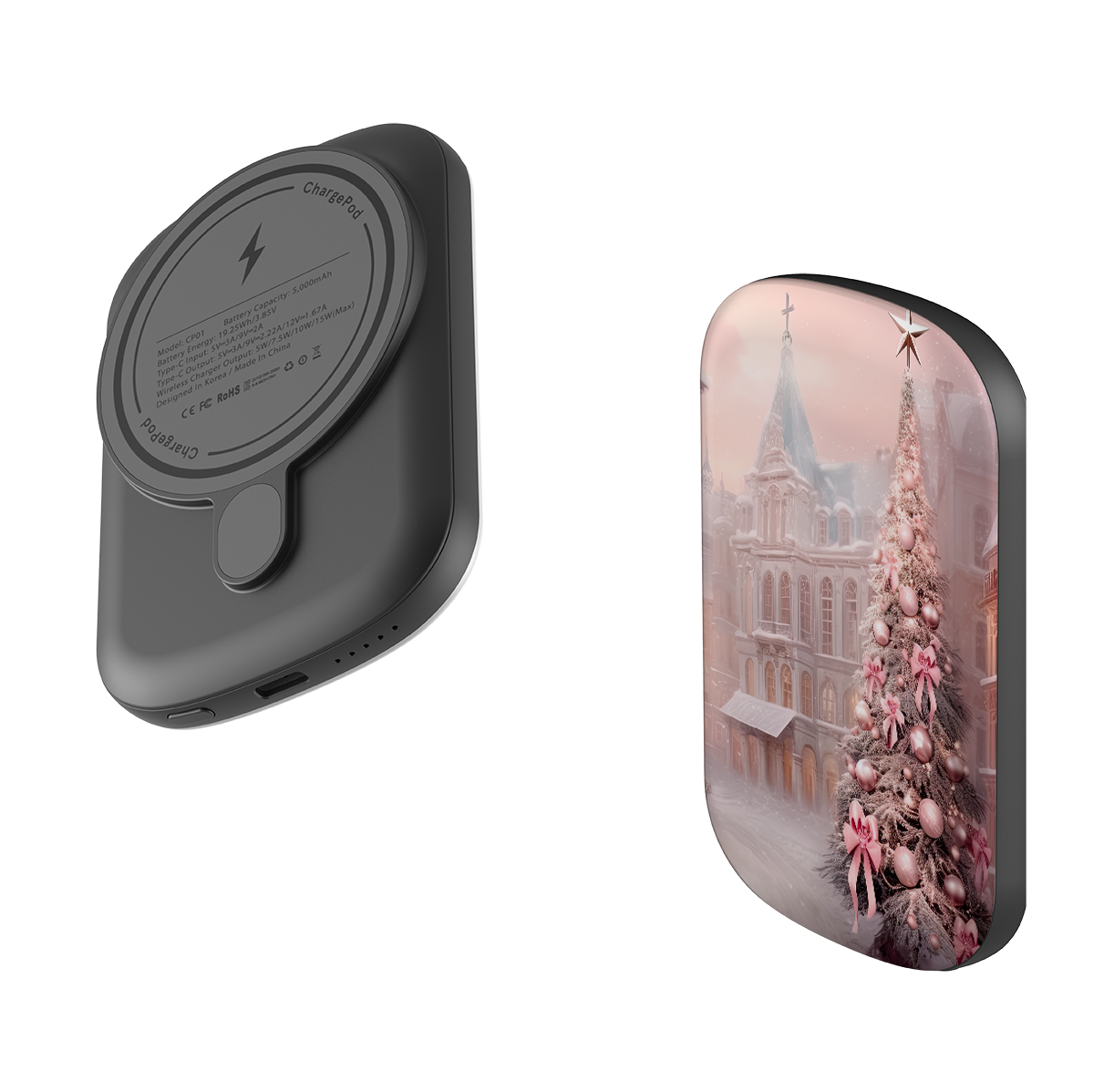 MagSafe Power Bank - Pink Xmas