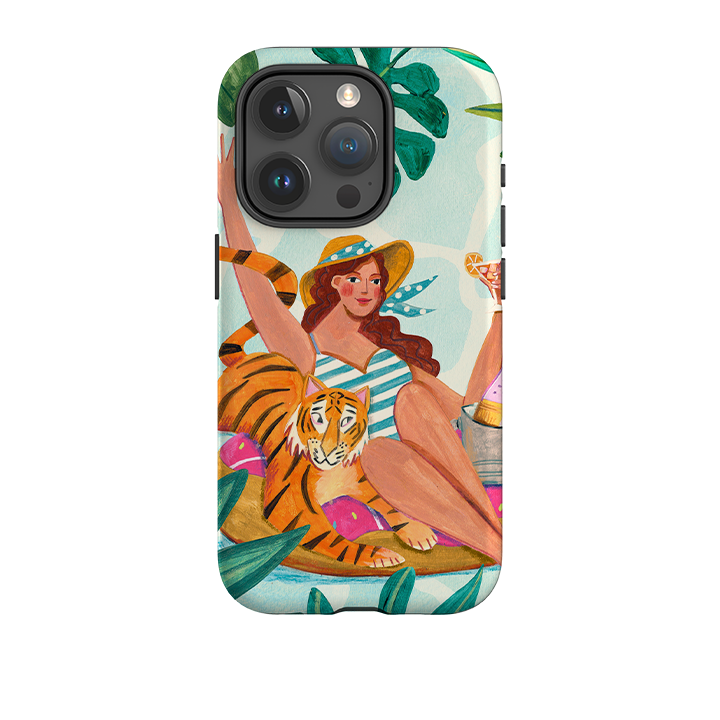 iPhone Tough Case - Pool By Caroline Bonne Muller