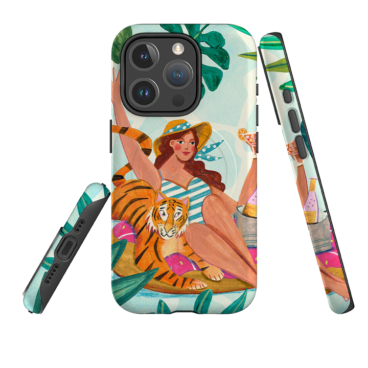 iPhone MagSafe Tough Case -  Pool By Caroline Bonne Muller