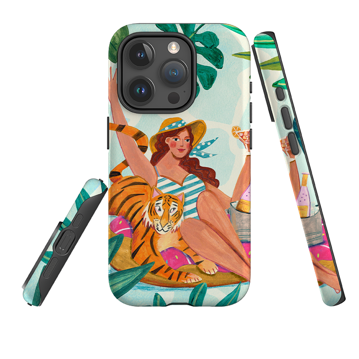 iPhone Tough Case - Pool By Caroline Bonne Muller