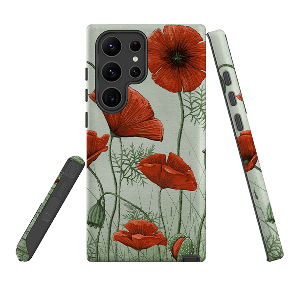 Samsung Tough  Case - Poppies By Maja Lindberg