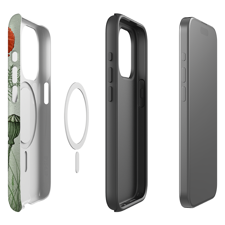 iPhone MagSafe Tough Case - Poppies By Maja Lindberg