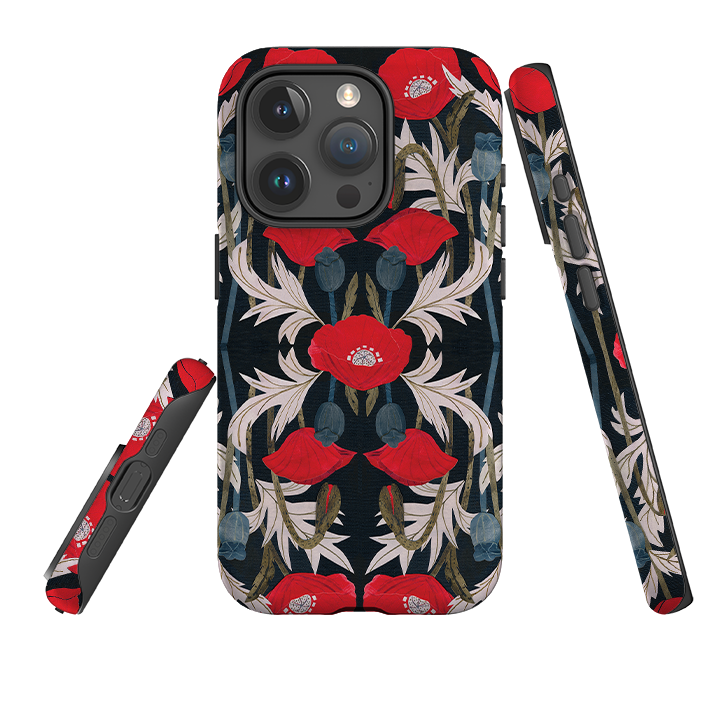 iPhone Tough Case - Poppy By Tracey English