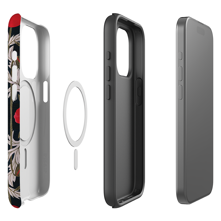 iPhone MagSafe Tough Case - Poppy By Tracey English