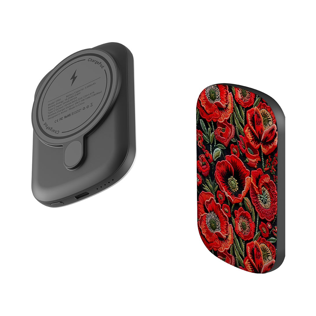 MagSafe Power Bank - Poppy Love III