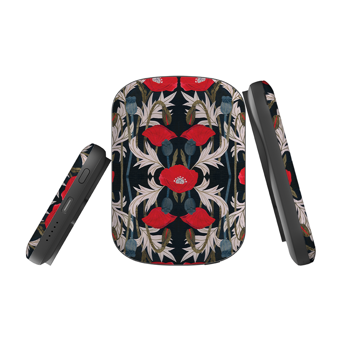 MagSafe Power Bank - Poppy By Tracey English