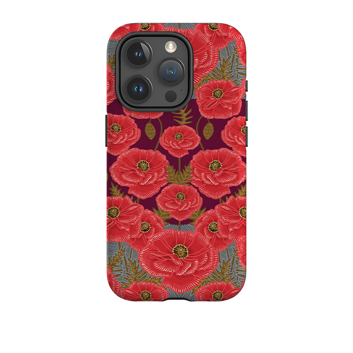 iPhone Case - Poppy Red By Kate Heiss