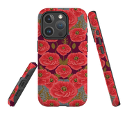 iPhone MagSafe Tough Case - Poppy Red By Kate Heiss