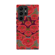 Samsung Tough Case - Poppy Red By Kate Heiss