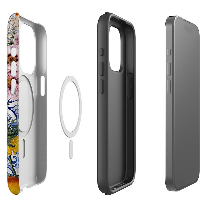 iPhone MagSafe Tough Case - Positano Pattern