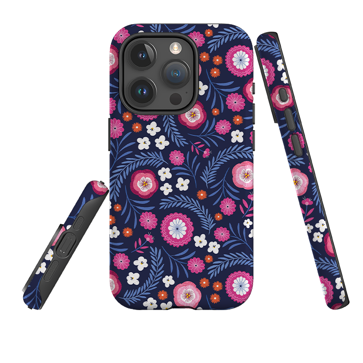 iPhone Tough Case - Posy Garden I By Ali Brookes