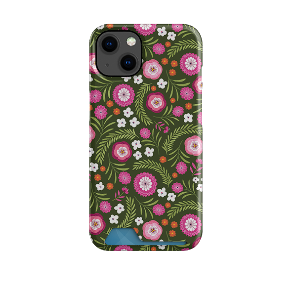 Posy Garden II By Ali Brookes Case and Card Case