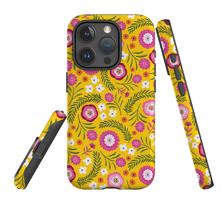 iPhone Tough Case - Posy Garden III By Ali Brookes
