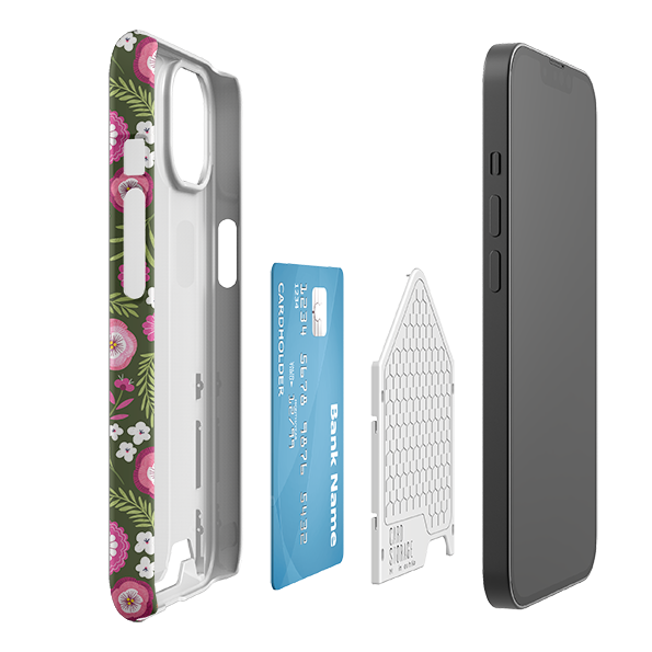 Posy Garden II By Ali Brookes Case and Card Case