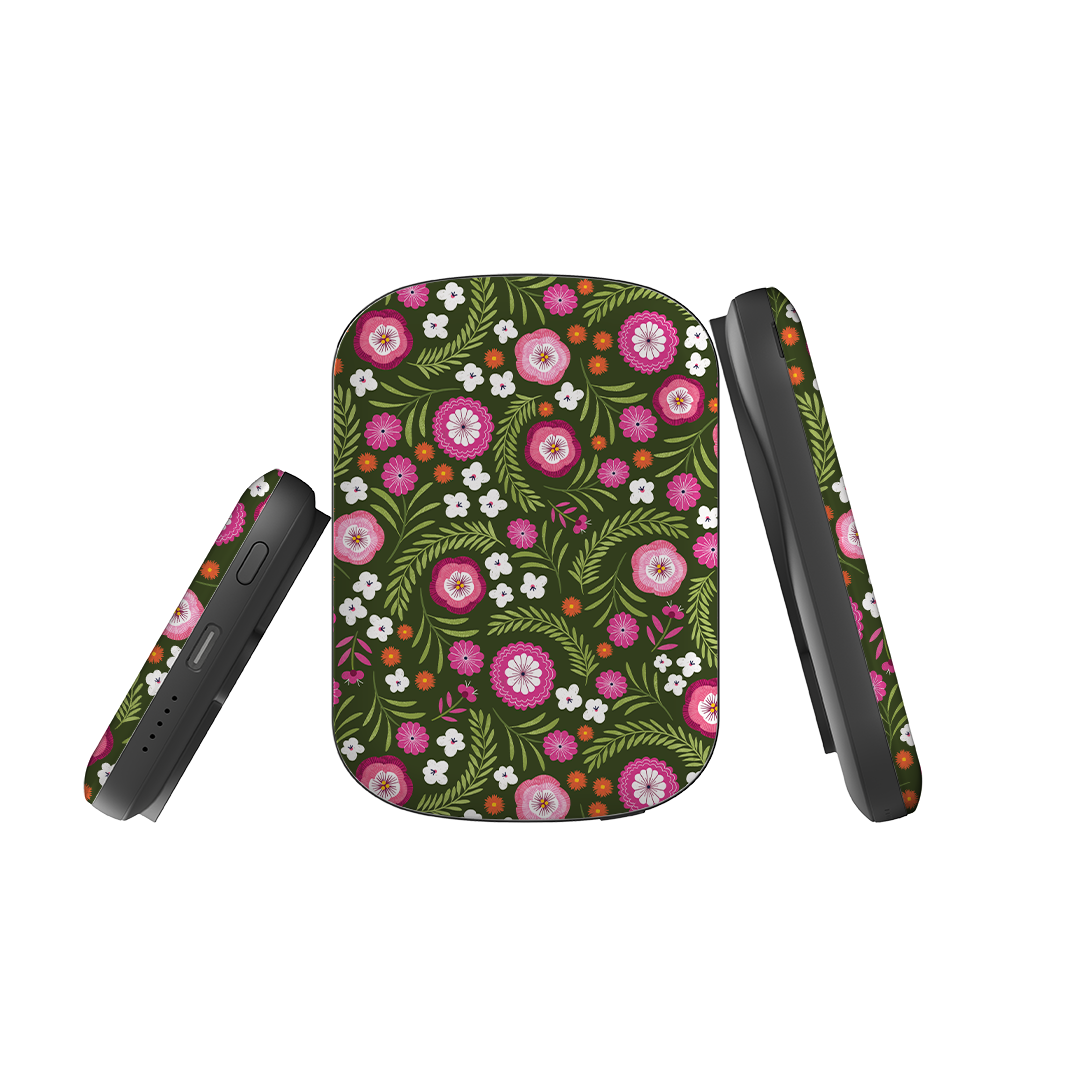 MagSafe Power Bank - Posy Garden II By Ali Brookes