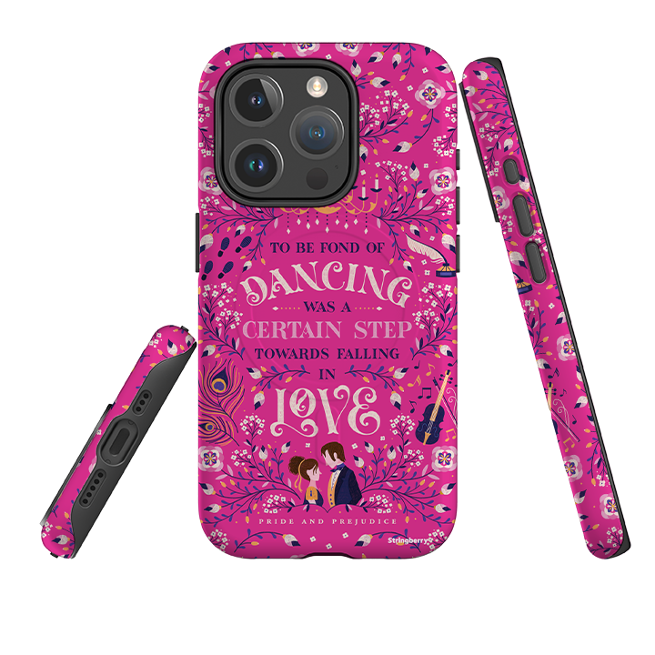 iPhone MagSafe Tough Case -  Pride and Prejudice Pink By Jenny Zemanek