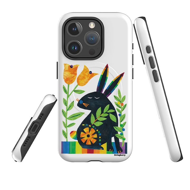 iPhone MagSafe Tough Case - Pride Rabbit By Tracey English