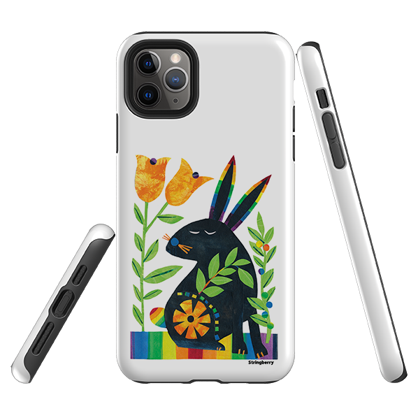 iPhone Tough Case - Pride Rabbit By Tracey English