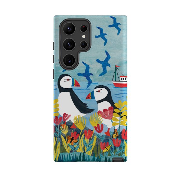 Samsung Tough  Case - Puffins By Tracey English