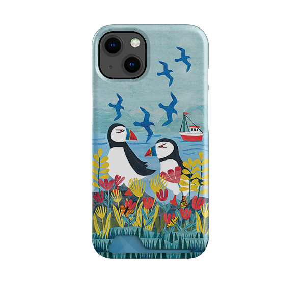 Puffins Case and Card Case By Tracey English