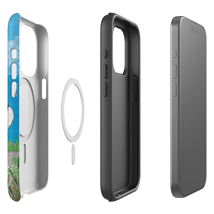 iPhone MagSafe Tough Case - Puffins By Natalie Pedetti Prack