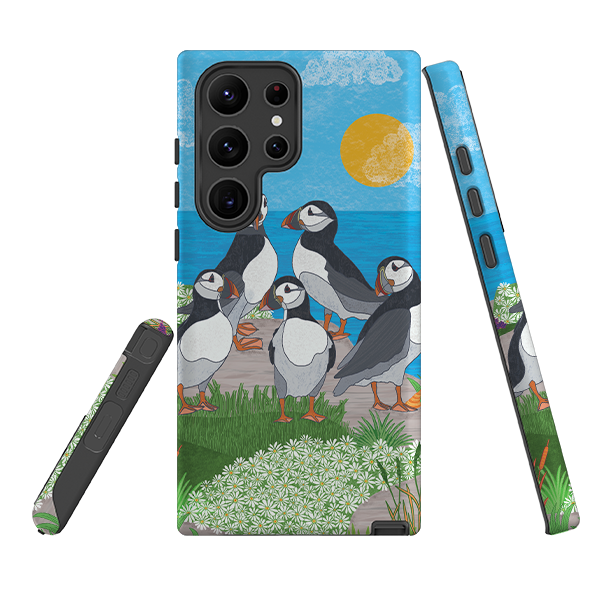 Samsung Tough Case - Puffins By Natalie Pedetti Prack
