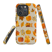iPhone MagSafe Tough Case - Pumpkins and Owls By Tracey English